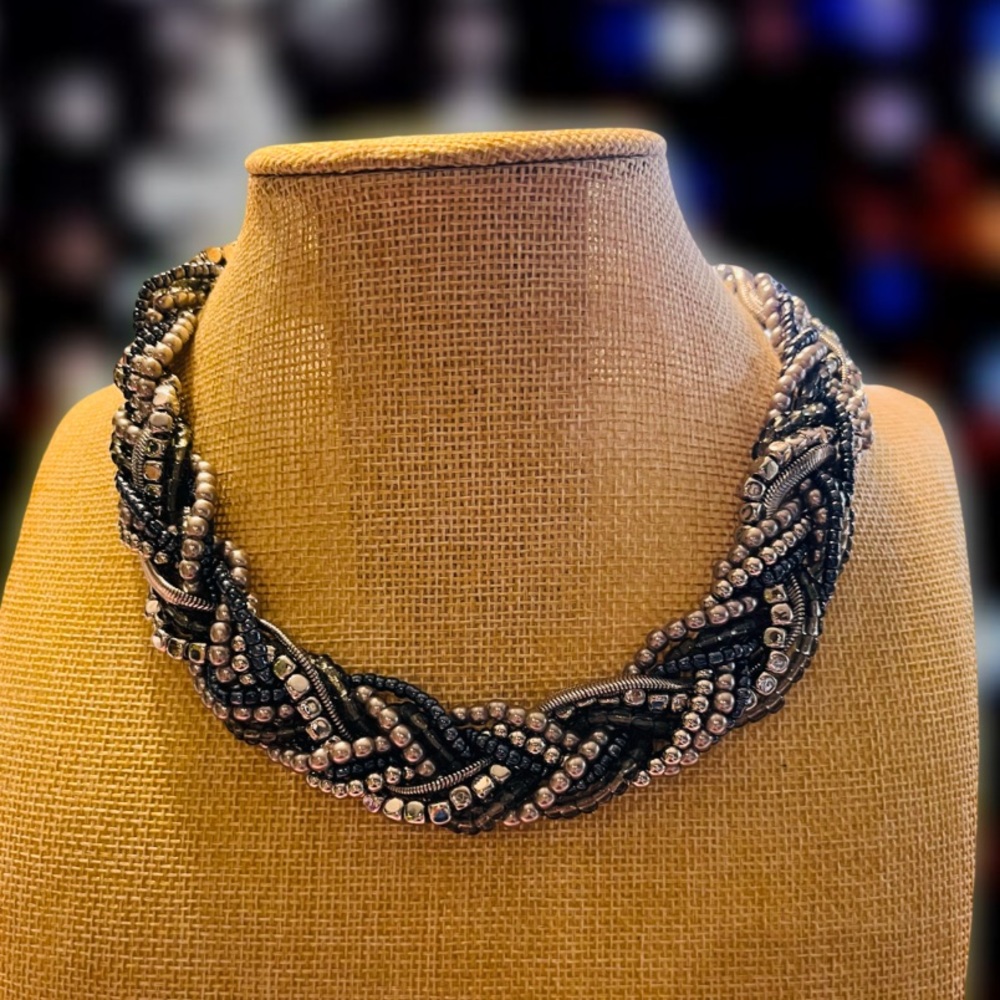 Interwoven Statement Necklace From Premier Design… - image 5